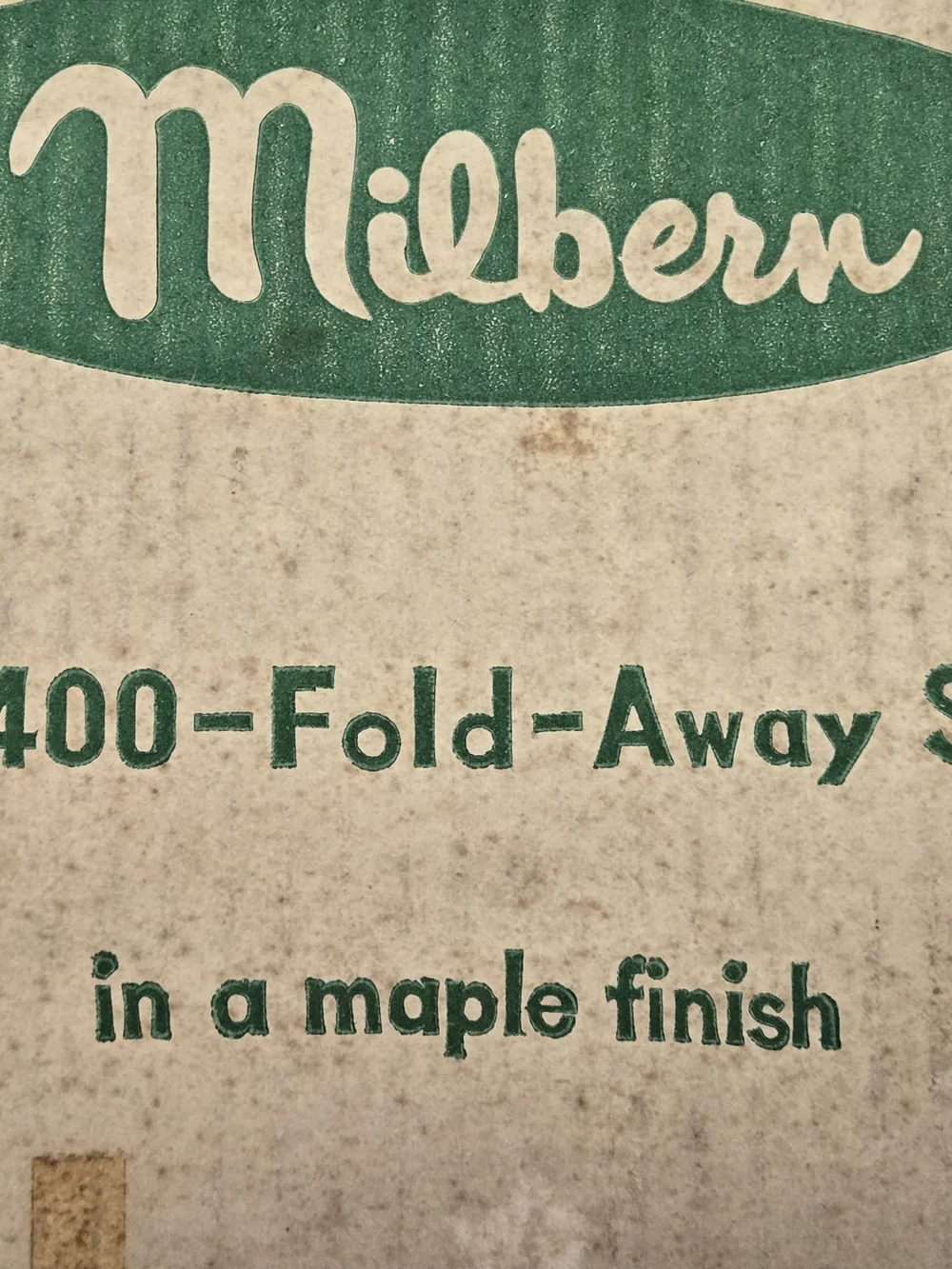 Milbern MCM Fold-Away Wooden Server